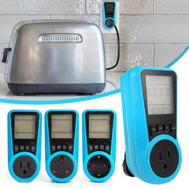 Watt Meter Plug Electrical Consumption Monitor Electricity Monitoring