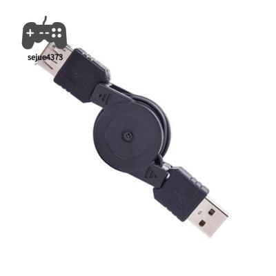 จาก AM เป็น AF สีดำ SEJUE4373ซิงค์ข้อมูล USB USB ยืดหดได้สายพ่วง2.0ชายกับสายชาร์จหญิง