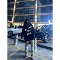 American restore ancient ways more add wool fleece female qiu dong hooded letters high street popular logo niche design emotional couple coat