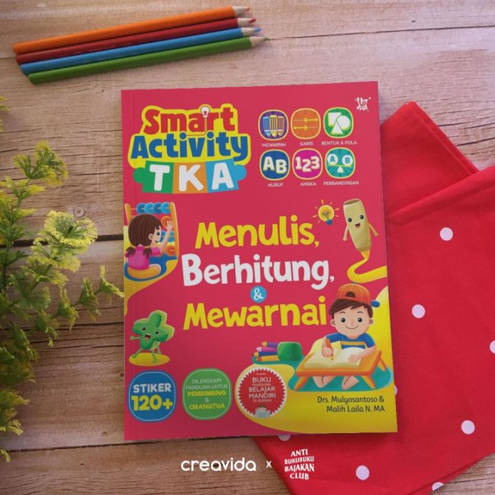 Smart Activity TK A Menulis Berhitung Dan Mewarnai - Buku Belajar ...