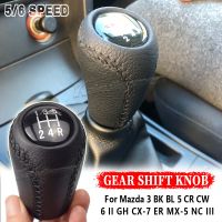 High Quality 5/6 Gears Shift Knob Manual Transmission For Mazda 3 BK BL 5 CR CW 6 II GH CX-7 ER MX-5 NC III Car Accessories