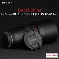 ผิว135 1.8สำหรับแคนนอน RF135สติกเกอร์ F1.8เลนส์ RF 135มม. F/ 1.8L เป็น USM Lenp ป้องกันสติ๊กเกอร์ติดบนตัวเครื่องป้องกันรอยขีดข่วนฟิล์มฝาครอบ