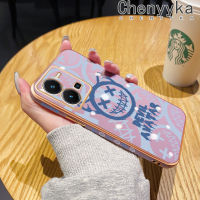 เคสโทรศัพท์ Chenyyyka สำหรับ Xiaomi เคส M5 Poco ลายการ์ตูนปีศาจน้อยเคสซิลิโคนเคลือบดีไซน์ใหม่ด้านข้างฝาปิดเลนส์เต็มปกป้องกล้องถ่ายรูปกล่องกันกระแทก Softcase