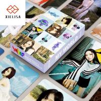 XIELISA ของขวัญแฟนๆ 55ชิ้น/เซ็ต บัตรของขวัญแฟลช สัปดาห์ aespa ภาพไอดอล Le serafim อัลบั้มการ์ด โลกของฉัน เก็บบัตรสะสม บัตรอีสป้าโลโม พิมพ์การ์ด HD Kpop photocards WORLD2ของฉันสวยงาม