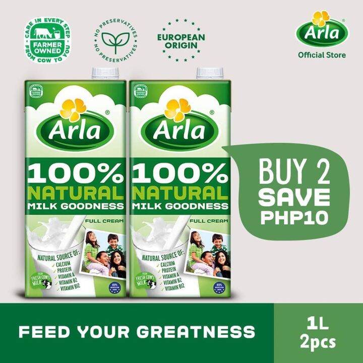 Arla Full Cream Milk 1L 2Pack Lazada PH
