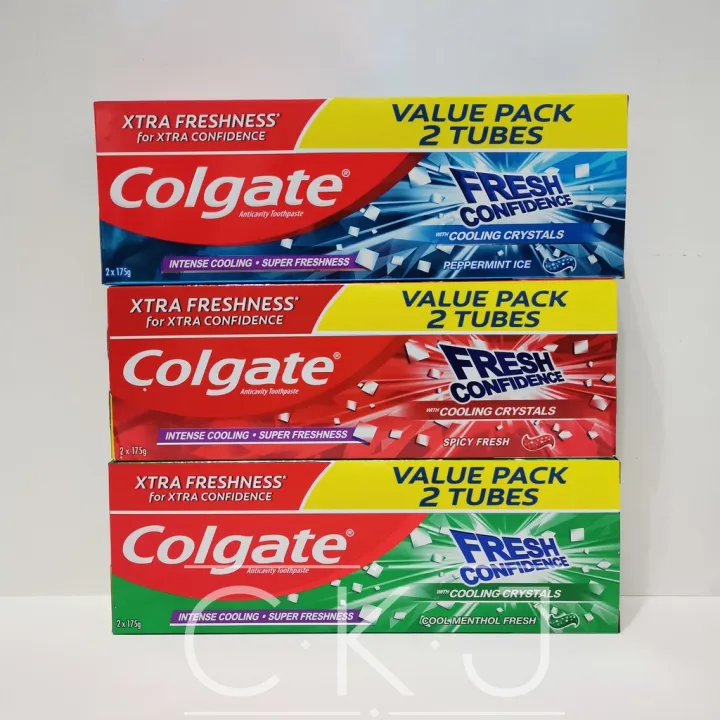 Colgate Fresh Confidence Toothpaste 2 x 175g Twin Pack Lazada PH