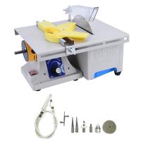 1Set 750W Rock Polishing Buffer Machine Table Saw Lathe Grinder Tool DIY Polishing Machine Multifunctional