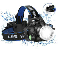 Headlamps 12000lumens Led Headlamp L2T6 Work Headlight Head Torch LED Flashlight Head lamp by 18650 Fishing Hunting