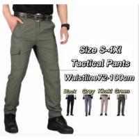 CODddngkw3 Seluar Kerja Lelaki Tactical pants waterproof multi-pocket pants mens quick-drying cargo pants men wear-resistant tear-resistant pants