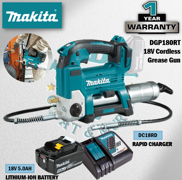 MAKITA DGP180Z / DGP180RT 18V Cordless Grease Gun | Lazada