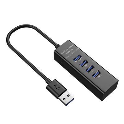 4 In 1ฮับ USB 3.0ฮับ USB USB 3 0ตัวแยก USB3.0 Type-C ฮับต่อพ่วงตัวแยกพอร์ตหลาย4เหมาะสำหรับ Windows และ Mac Laptop Feona
