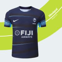 ขายเสื้อคุณภาพดีที่สุด 2023 Jersey Fiji Seven Mens Home Rugby Jersey Size S to 5XL