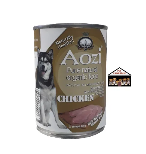 Aozi Dog Organic Food in Can Chicken Flavor 430g | Lazada PH