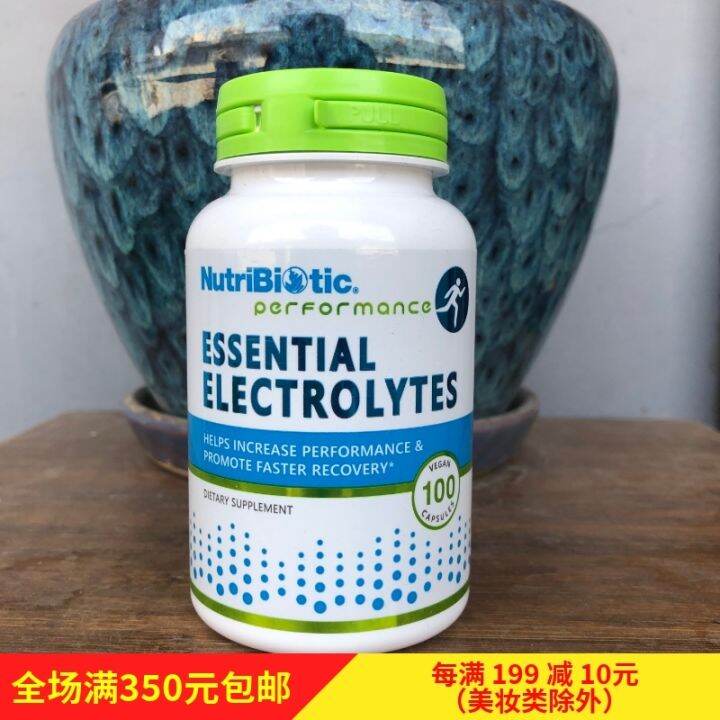 25.3 NutriBiotic Electrolytes Electrolyte Supplement 100 Capsules