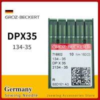 [2023ร้อน] 10ชิ้น DPX35 Groz-Beckert สำหรับอุตสาหกรรมเข็มเครื่องเย็บผ้า134-35 2134-35พอดี Bahan Kain Kulit PFAFF &amp; ADLER