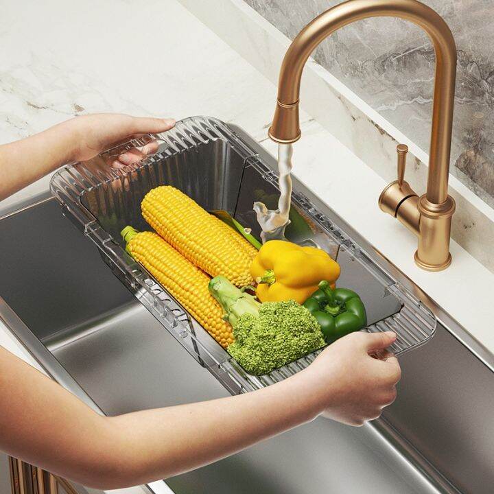 cc-vegetable-washing-basin-drain-basket-retractable-kitchen-plastic-fruit-plate-household-dish-sink-storage-and-filtering