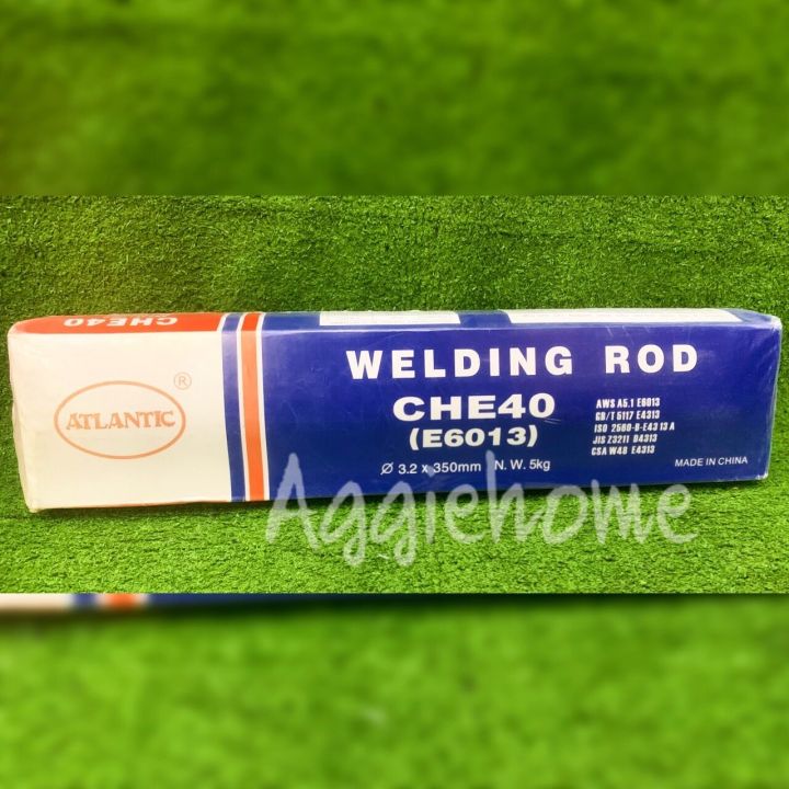 atlantic-ลวดเชื่อมเหล็ก-welding-rod-che40-รุ่น-e6013-3-2x350-mm-บรรจุ-5-kg-1กล่อง-ลวดเชื่อมไฟฟ้า-งานเชื่อม-ตู้เชื่อม-เครื่องมือช่าง-เชื่อม-จัดส่ง-kerry