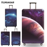 TLDGAGAS Elastic Fabric Illustration Luggage Protective Cover Suit For 18-32 Inch Trolley Case Suitcase Cover Travel Accessories