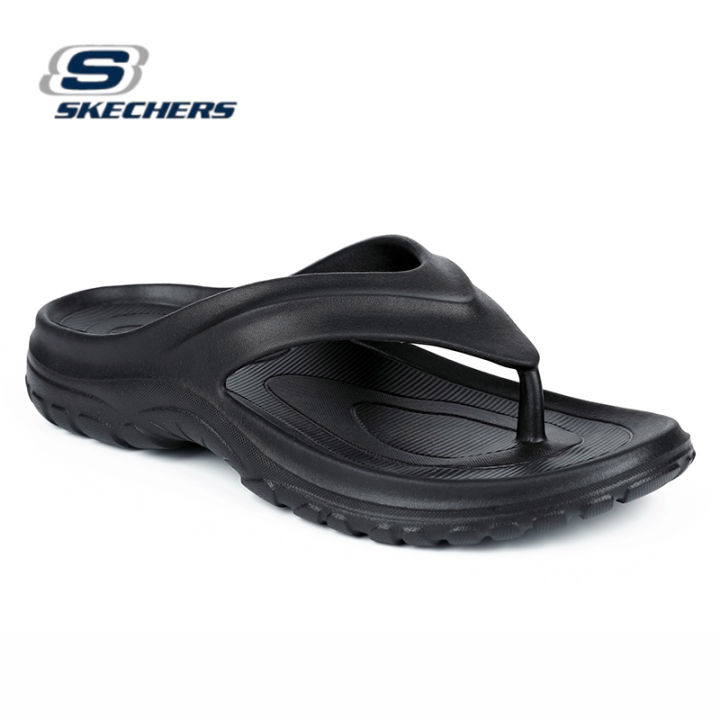 skechers-skechers-mens-slippers-super-smooth-one-piece-walking-sandals-246021-bkw