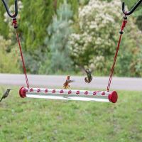 Hummingbird Feeder Garden Bird Feeder Foldable Bird Feeding Tool with Hanging Accessories Bird Feeder Outdoor Supplies