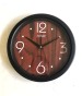 Đồng hồ treo tường vân gỗ 25cm thumbnail