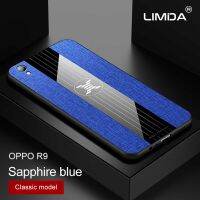 LIMIDA เคสโทรศัพท์ OPPO R9 R9 Plus,เคสฝาหลังกันกระแทกขอบนิ่มผ้าต่อสู้สามทบหรู