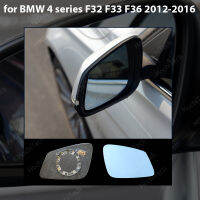 Wing Side View ไฟฟ้าซ้ายและขวากระจกสีฟ้าอุ่นสำหรับ BMW 4 Series F33 435i F36 420d 420i F32 2012-2016