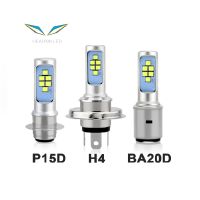 H4 H6 P15D BA20D หลอดไฟ Led ไฟหน้ารถจักรยานยนต์หมอกสีขาว1200LM HiLo โคมไฟสกู๊ตเตอร์อุปกรณ์เสริม Moto DRL สำหรับ Suzuki