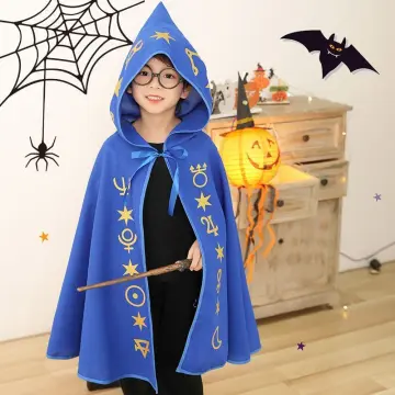 6pcs Wizard Harry Potter Cosplay Costume Set For Boys And Girls Harry  Potter Kids Hooded Robe