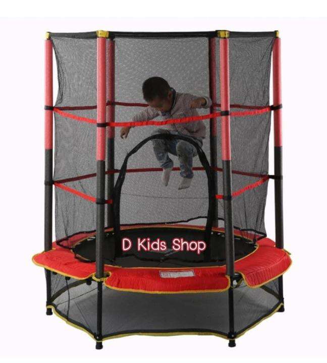 แทรมโพลีนสำหรับกระโดดเล่น-หรือออกกำลังกาย-ขนาด-140-x-165-cm-trampoline-jump