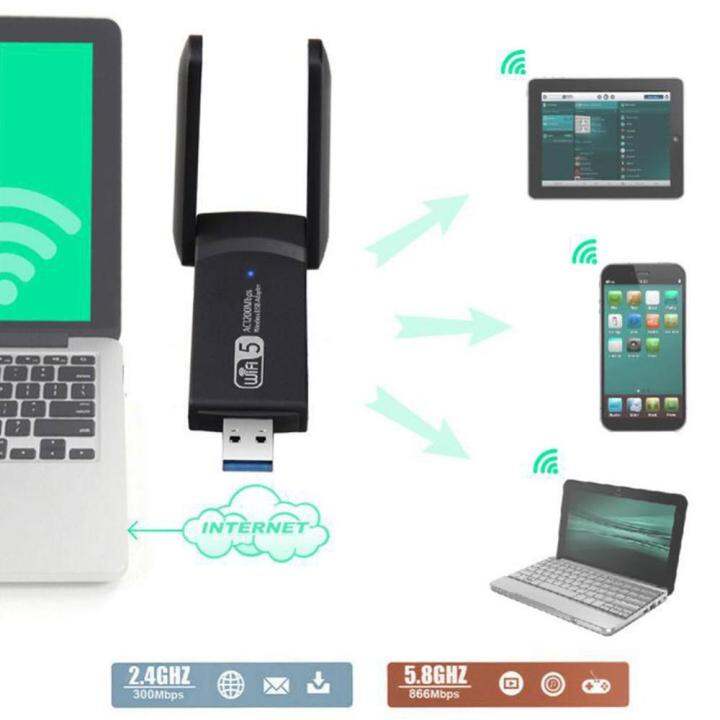 ac1200-usb-อะแดปเตอร์-wifi-2-4ghz-5-8ghz-แถบคู่-usb-3-0อะแดปเตอร์เครือข่ายไร้สาย