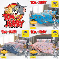 SATIN PLUS ชุดผ้าปูที่นอน 6 ฟุต (ไม่รวมผ้านวม) ทอมกับเจอร์รี่ Tom and Jerry (ชุด 5 ชิ้น) (เลือกสินค้าที่ตัวเลือก) #ซาติน ผ้าปู ผ้าปูที่นอน ผ้าปูเตียง
