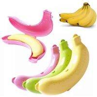 （QIQI tool） กล่องกล้วย3สีที่ใส่ภาชนะกล้วย Outdoorcute Banana Protector BananaLunch FruitBox