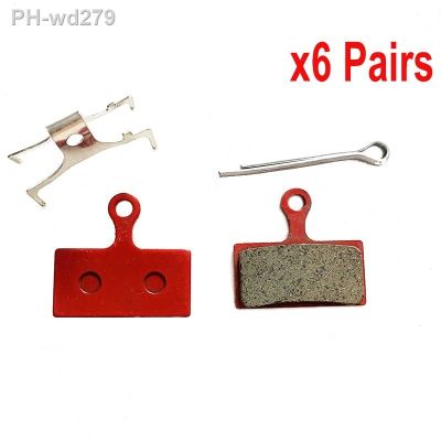 6 PAIRS Bicycle RESIN DISC BRAKE PADS FOR G01S G02S G03S G02A Shimano XT XTR SLX Deore M785 M666 BR-M9000 BR-M785 M6000 RS785