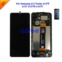 จอ LCD สำหรับ Samsung A12 Nacho A127แอลซีดีจอแอลซีดีสำหรับซัมซุง Samsung A12 A127F Nacho สัมผัสทำให้เป็นดิจิทัลประกอบหน้าจอ LCD