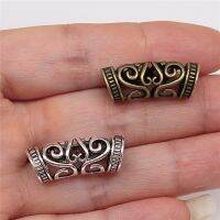 【YF】◑✇  WYSIWYG 10pcs 10x10x25mm African Hair Braid Tube Metal Hollow Dread Bead Dreadlock Cuffs Jewelry Decoration Accessories