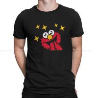 Sesame Street Tv Newest Tshirt For Men Elmo Round Neck T Shirt Personalize Birthday Gifts Tops