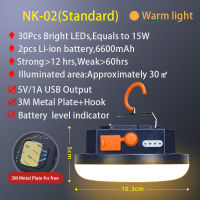 15600mah Type C Rechargeable Camping Lantern Emergency WorkLight USB Magnet Portable Fishing Light Outdoor Waterproof Work Lamp