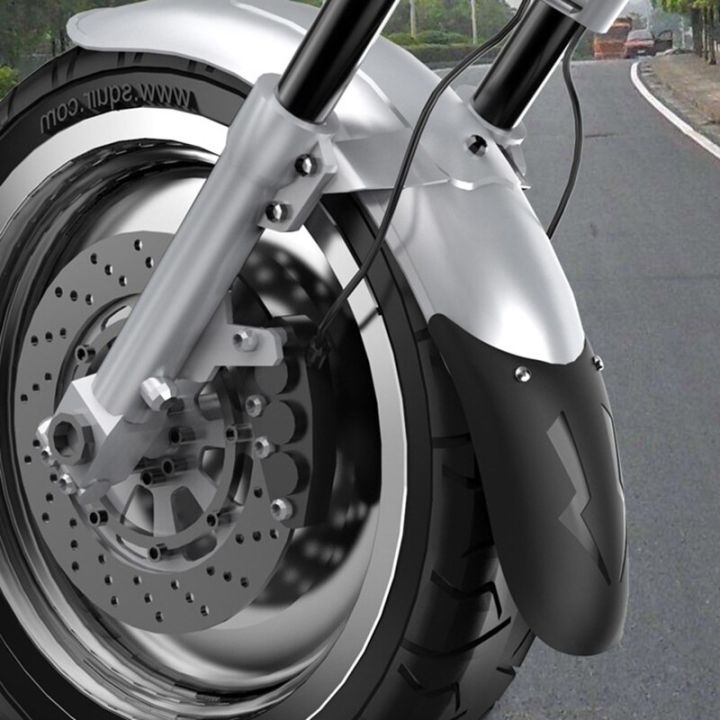 อุปกรณ์เสริมบังโคลนดัดแปลงเฟนเดอร์สำหรับฮอนด้าพลาสติกด้านหน้ายาวของรถจักรยานยนต์