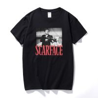 Summer Men T-Shirt Scarface Tony Montana Big Guns Little Friend T Shirt Pacino Gangster Movie Unisex Cotton Short Sleeve Tshirt