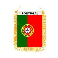 Portugal Hanging National Flags Banners Mini Double Sided High Quality Printed Car Adornment Home Decor