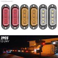 ✈㍿☋ 2PCS Side Lights 4LED Trailer Truck Side Marker Lights 4 LED Clearance Indicator 12V-24V LED Lights for Trailer