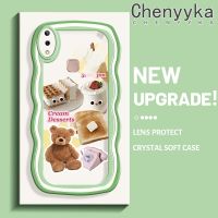 เคส Chenyyka สำหรับ VIVO Y85 V9 V9เยาวชน V9 Pro เคสแฟชั่นลายขนมหวานขอบคลื่นเคสมือถือกันกระแทกแบบใสที่สร้างสรรค์เคสโปร่งใสลายกล้องถ่ายรูปซิลิกาเจลป้องกัน