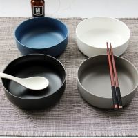 6 Inch Bone China Small Korean Bowl Porcelain Sauce Serving Bowls Ceramic Kitchen Bowls Pink Blue Rice Bowl Tableware