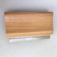 【CW】 Wood Groom Vis Deshedding Grooming Tool Groomer Ergonomic Design Dog Comb hair Removal