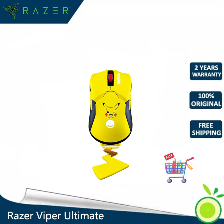 Razer Viper Ultimate Pokemon Pikachu Limited Edition Wireless Gaming ...