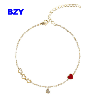 BZY เกาหลี Hollow Heart Love Charm สร้อยข้อมือและกำไลสำหรับเครื่องประดับสตรี Girl Party Gifts