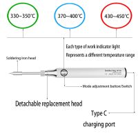 ‘；。、】= Portable  Soldering Iron Tool Pen USB 5V 8W Electric Powered Rechargeable And Temperature Adjustment Welding Equipment