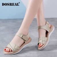 Leather Sandals Platform Shoes Beach Slippers Fashion Soft Sole Slides