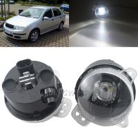 2 X ไฟตัดหมอกแอลอีดีสำหรับ Skoda Fabia Mk1 2005 2006 2007 2008เลนส์กันชนหน้ารถไฟหน้ารถตัดหมอก